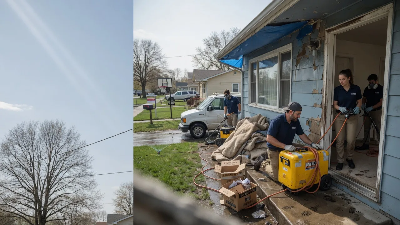 Basement Flood Cleanup in Sanger, TX near me